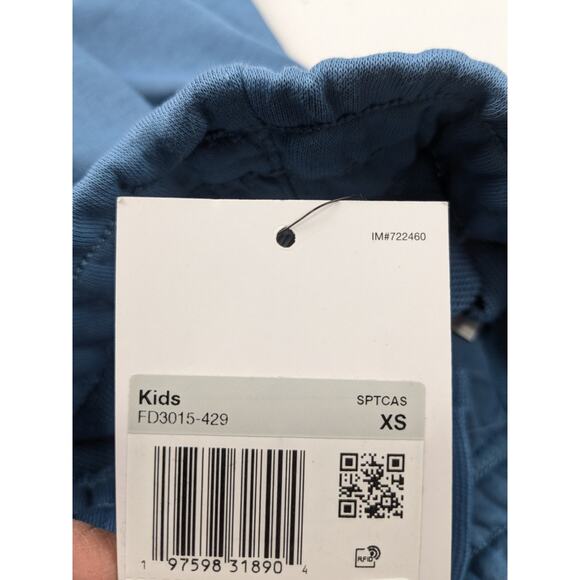 Nike Blue Sweatshorts - XS Youth - Picture 3 of 4